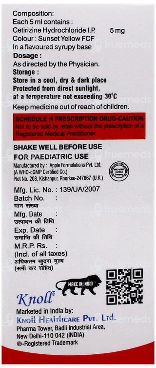 Cetrizine Syrup 30ml